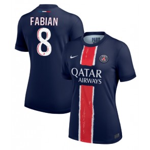 Billiga Paris Saint-Germain Fabian Ruiz #8 Hemmatröja Dam 2024-25 Kortärmad